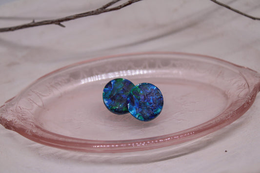 Blue and Green Stud